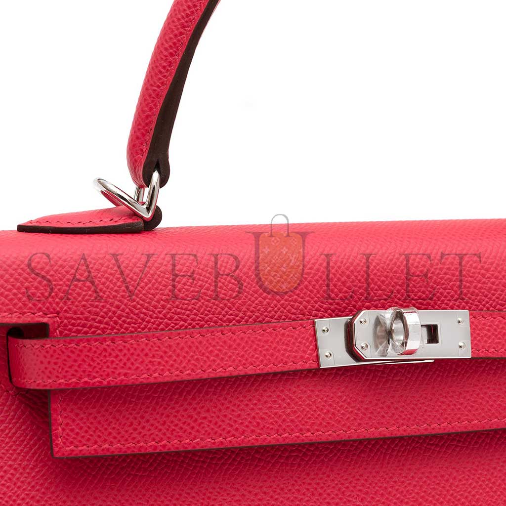 HERMÈS MASTER KELLY 25 ROSE EXTREME (25*17*7cm)